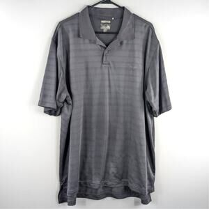 Adidas ClimaCool XL Polo Shirt Mens Gray Short Sleeve Performance Golf Athletic